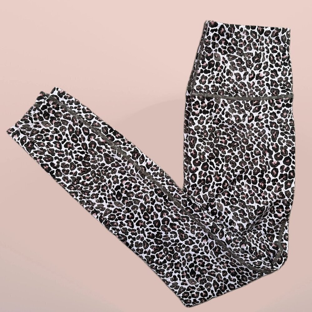 Varley Women's Leopard Print High Rise Leggings Size Small - Yoga / Activewear